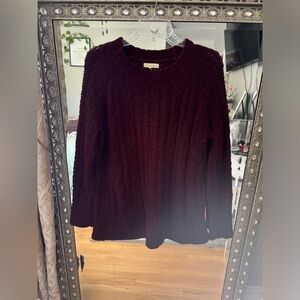 Oversized knitted sweater